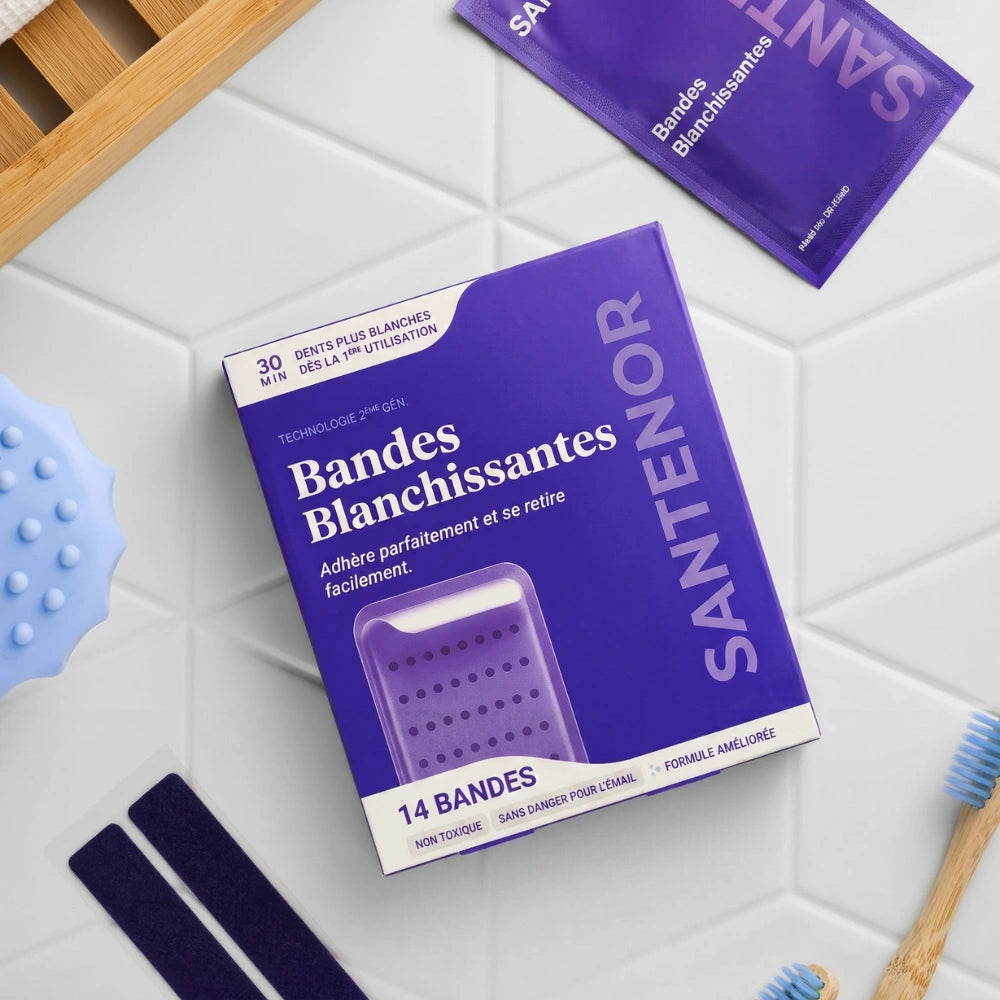 Bandes blanchissantes pour les dents — sans peroxyde