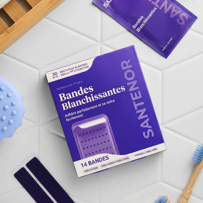 Bandes blanchissantes pour les dents — sans peroxyde