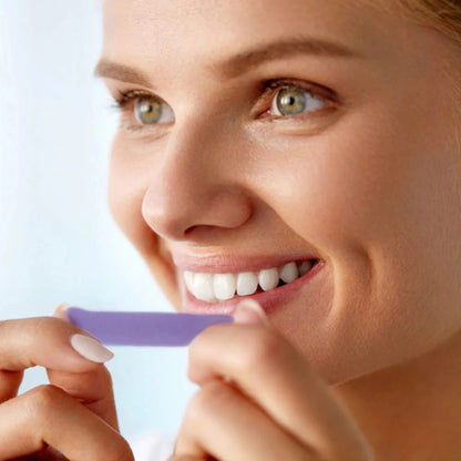 Bandes blanchissantes pour les dents — sans peroxyde