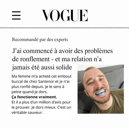 SanoRespire - Embout buccal anti-ronflement